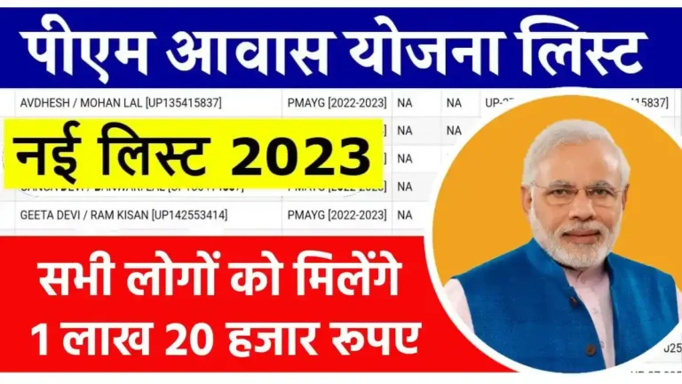 PM Awas Yojana New List 2023