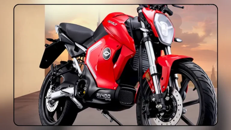 Revolt RV400 BRZ Electric Bike Red Color