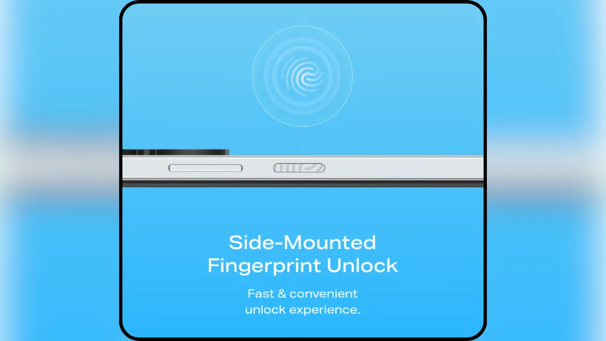 Side-Mounted Fingerprint Sensor