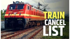 train cancel list